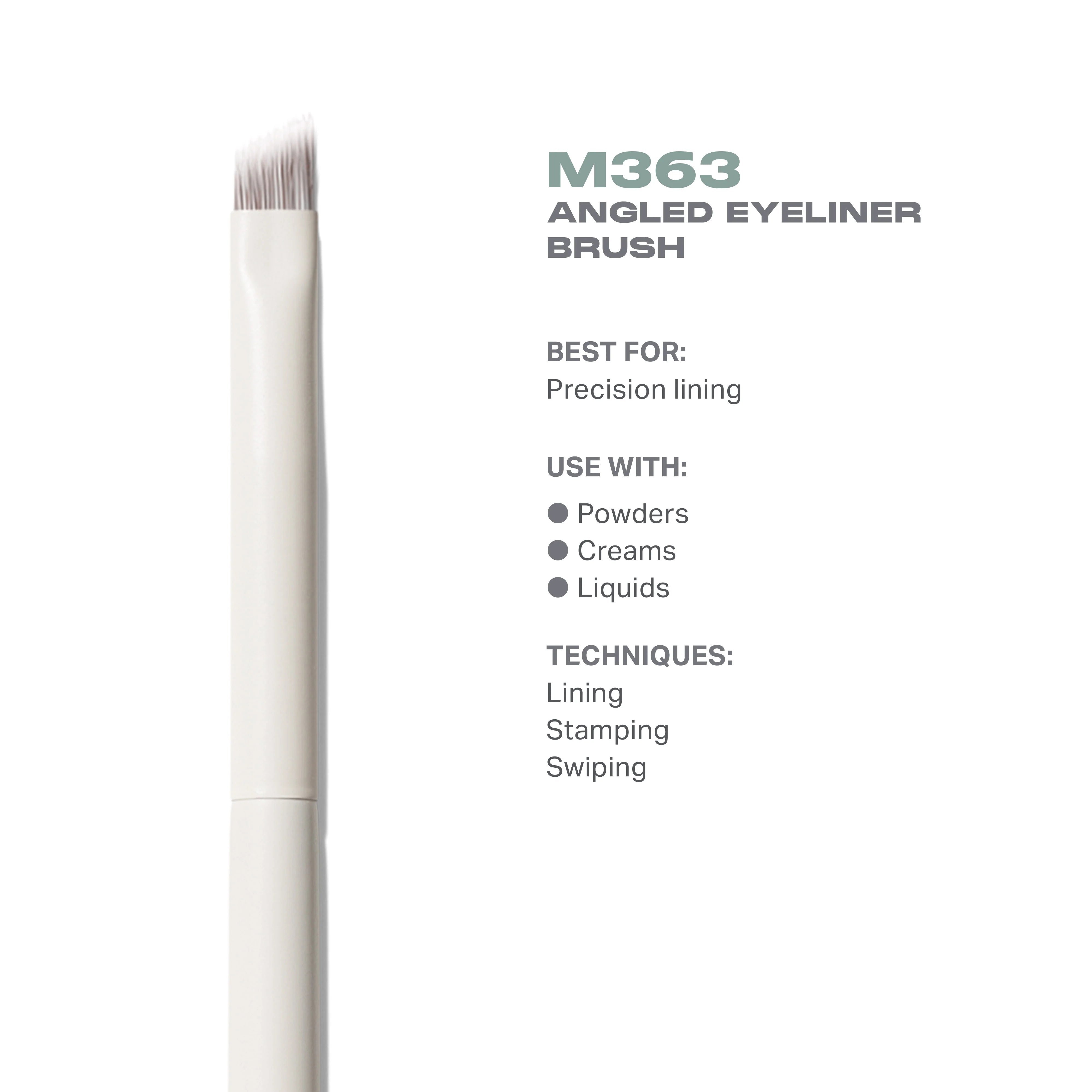 M363 Angled Eyeliner Brush - View 3