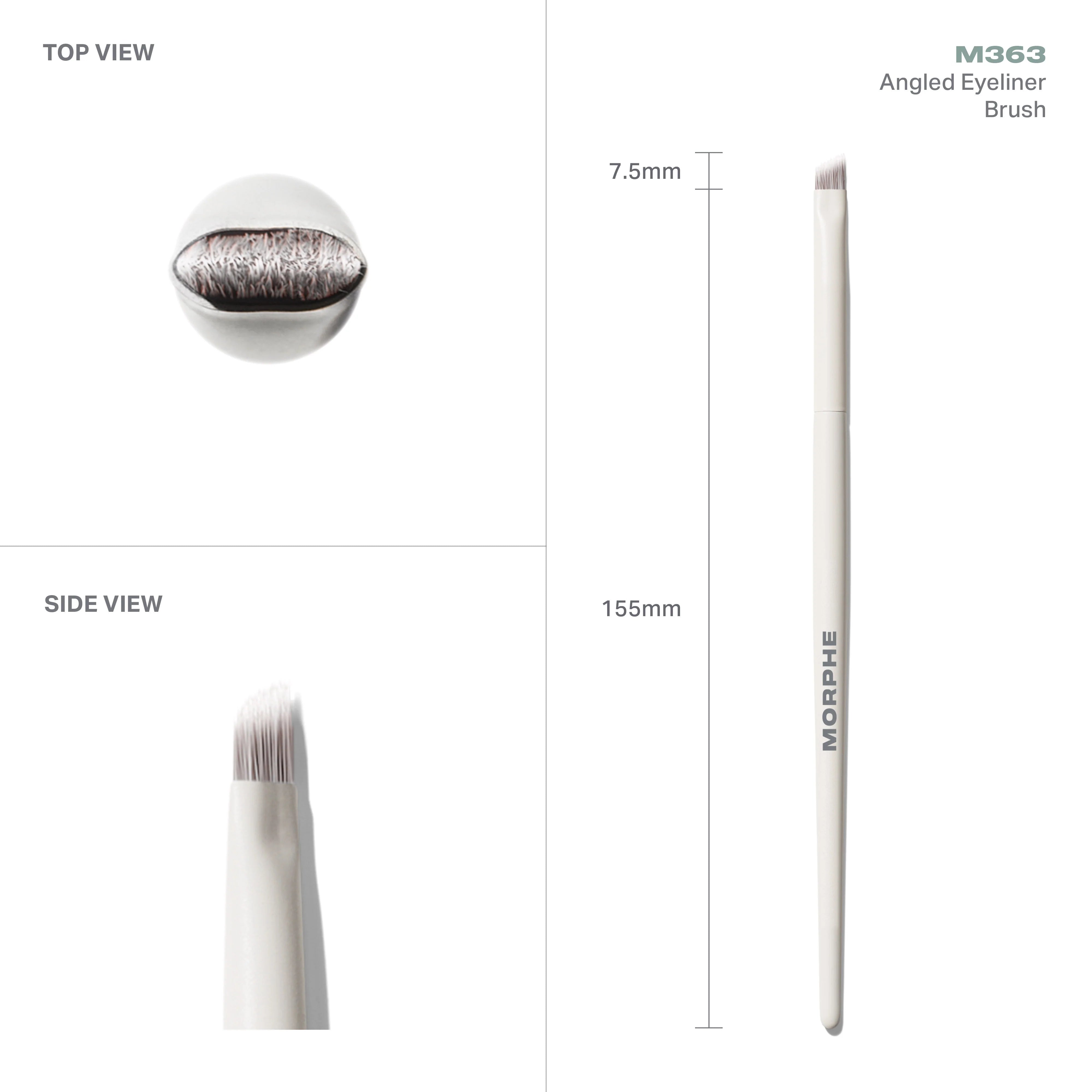M363 Angled Eyeliner Brush - View 4