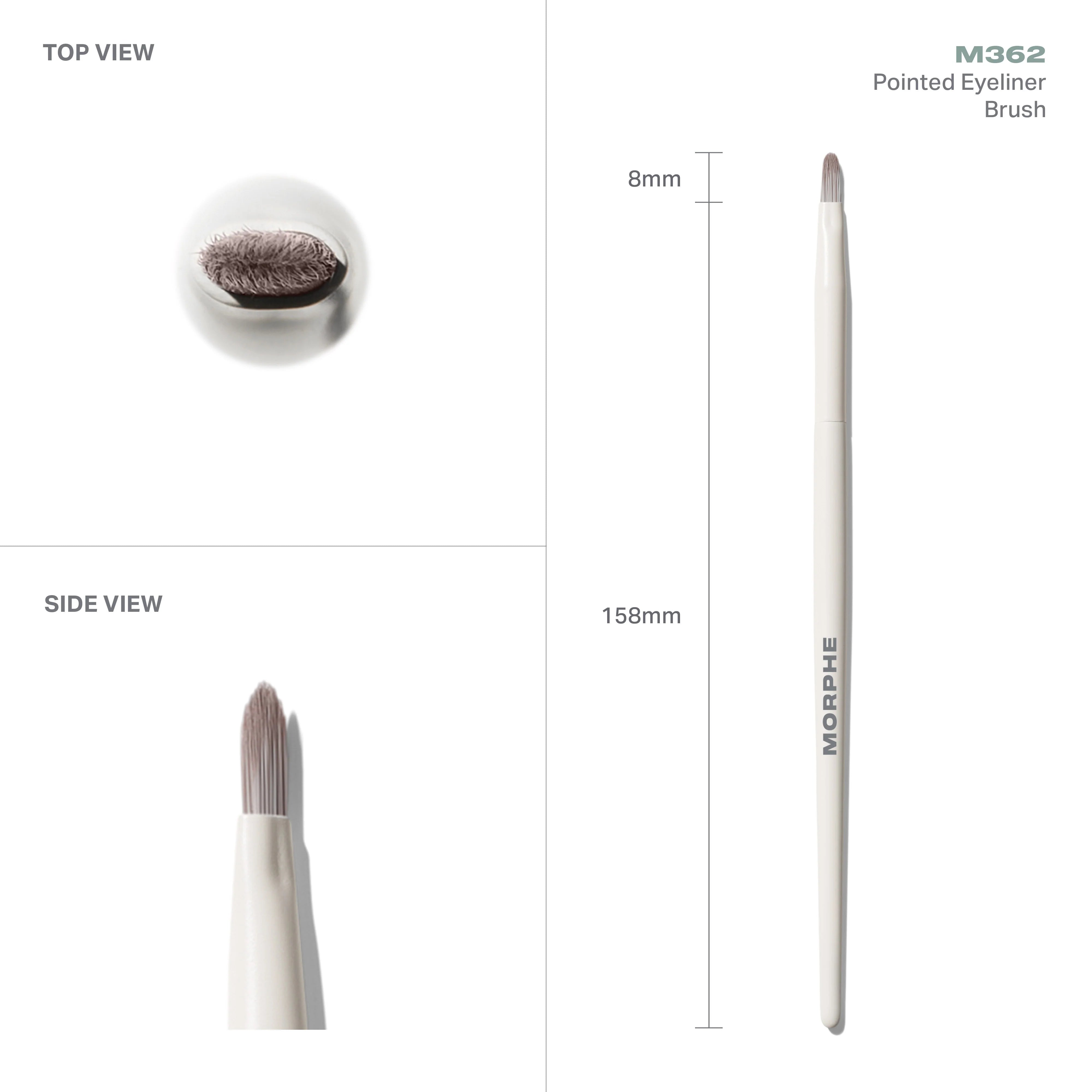 M362 Pointed Eyeliner Brush - View 4