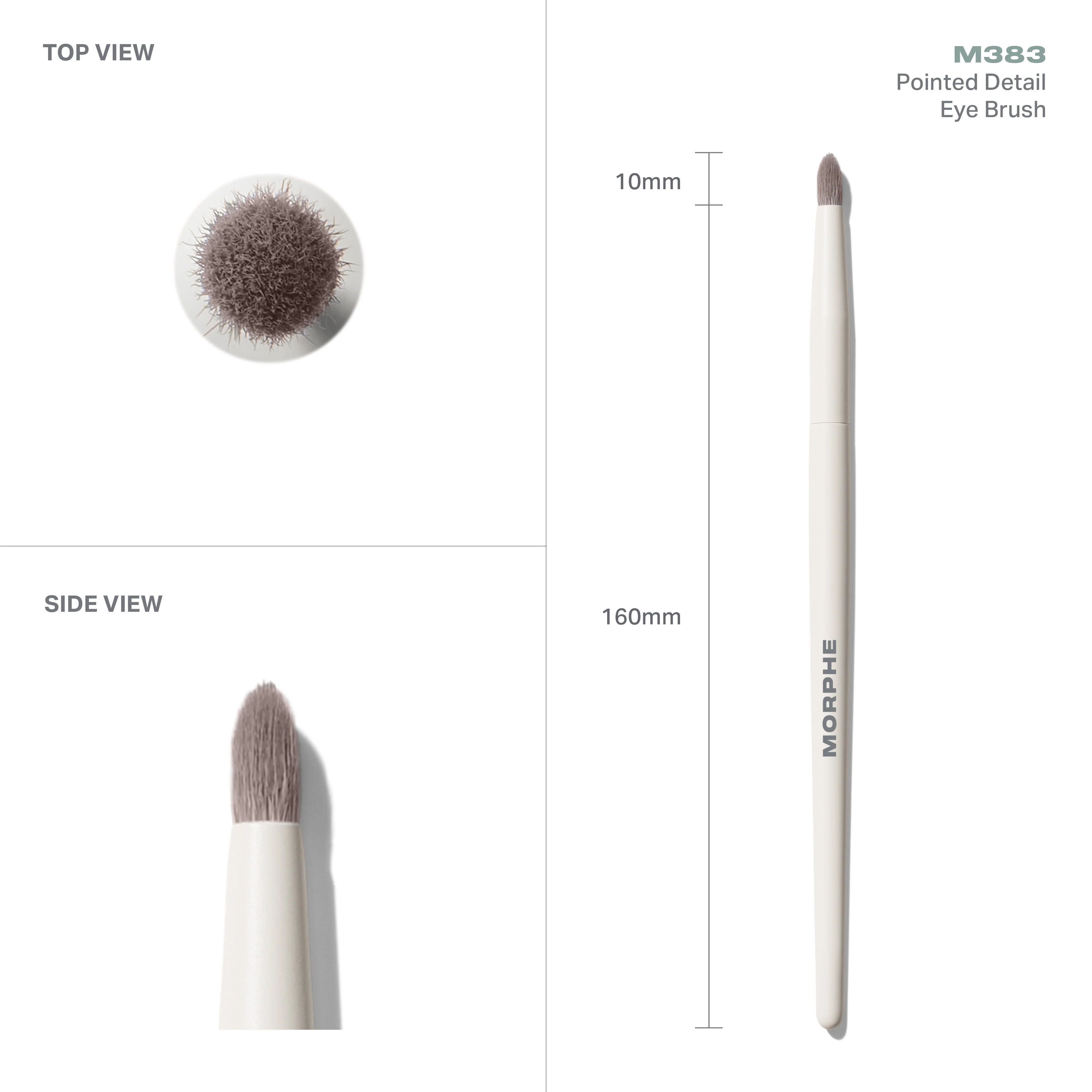 M383 Pointed Detail Eye Brush - View 4