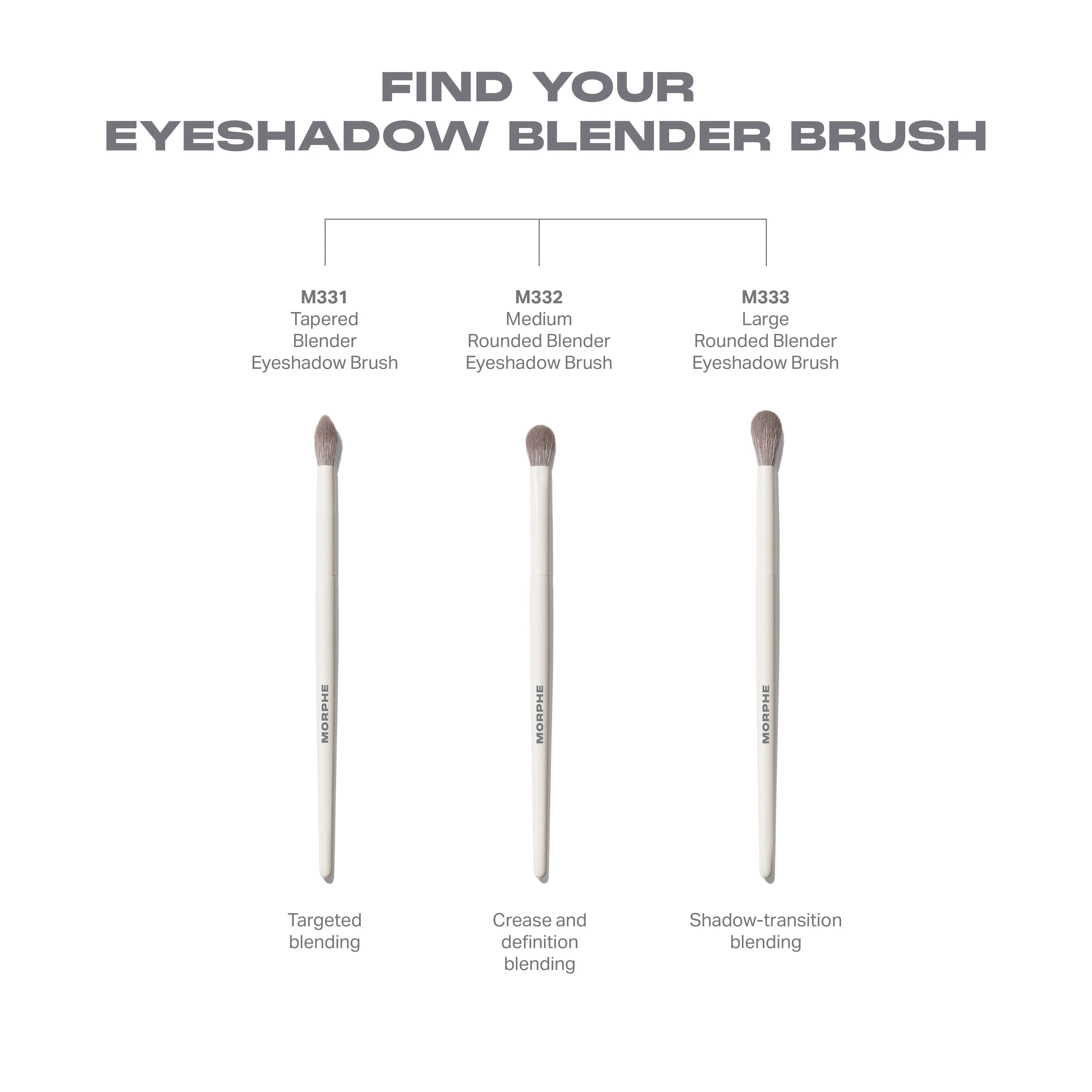 M331 Tapered Blender Eyeshadow Brush - View 5