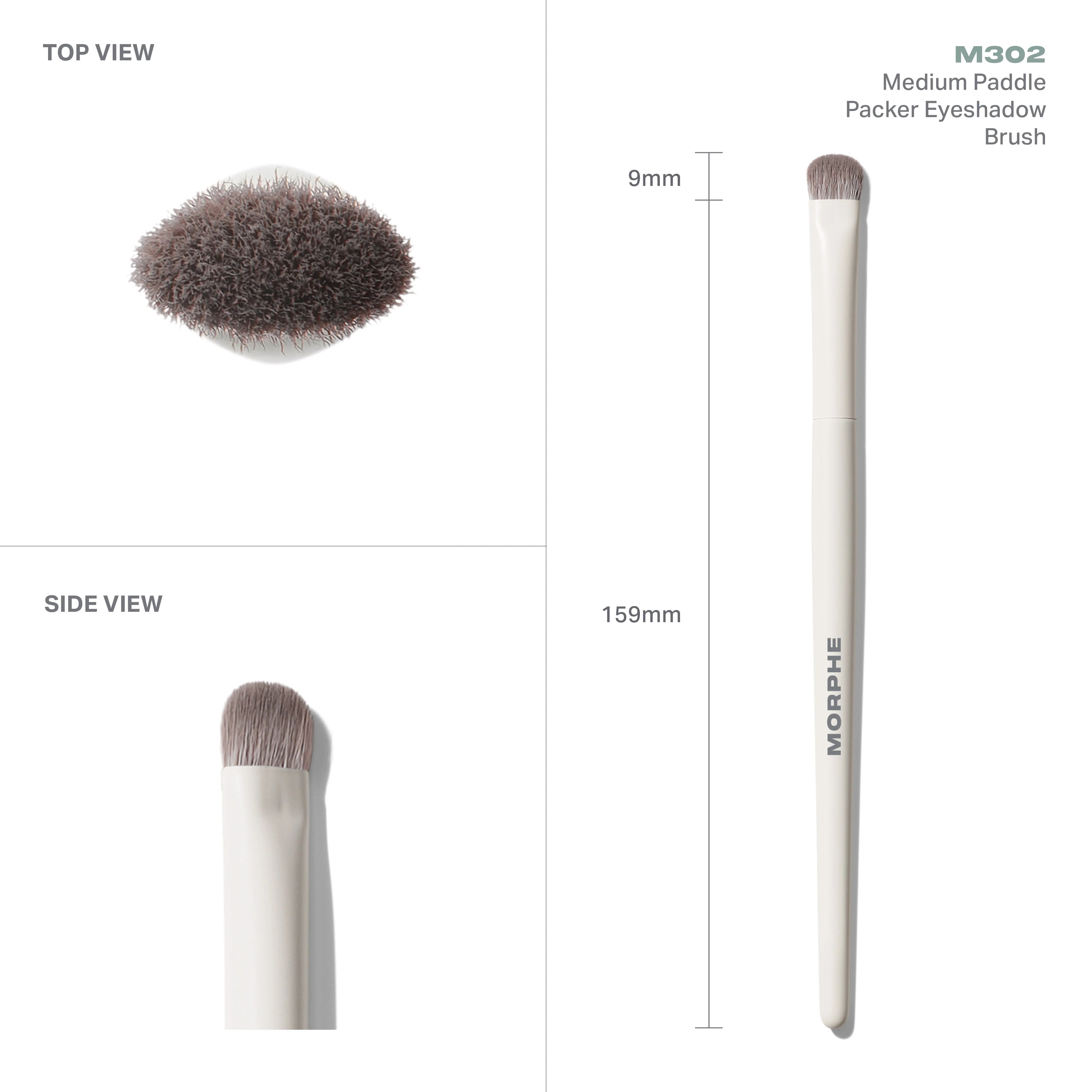 M302 Medium Paddle Packer Eyeshadow Brush - View 4