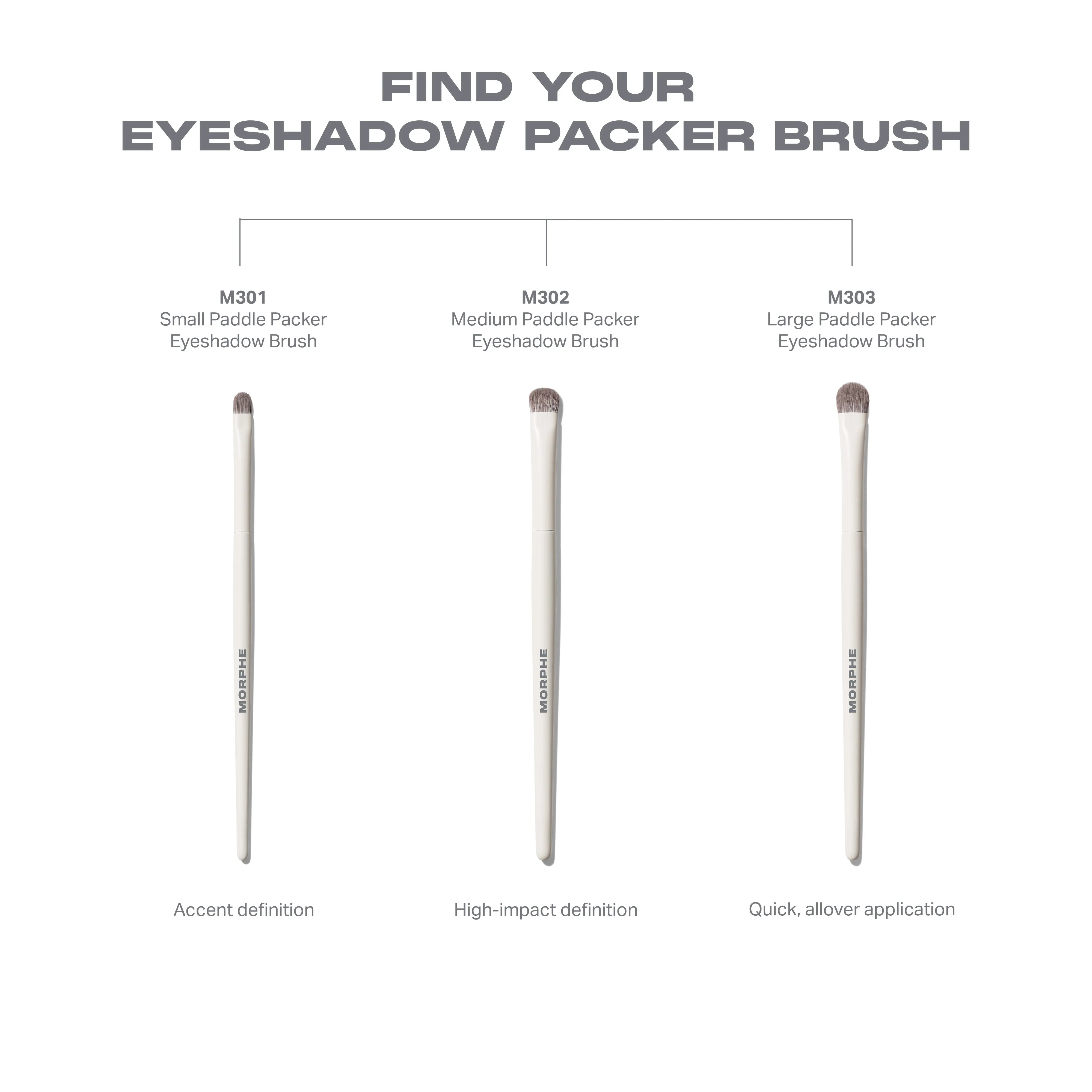 M303 Large Paddle Packer Eyeshadow Brush - View 5