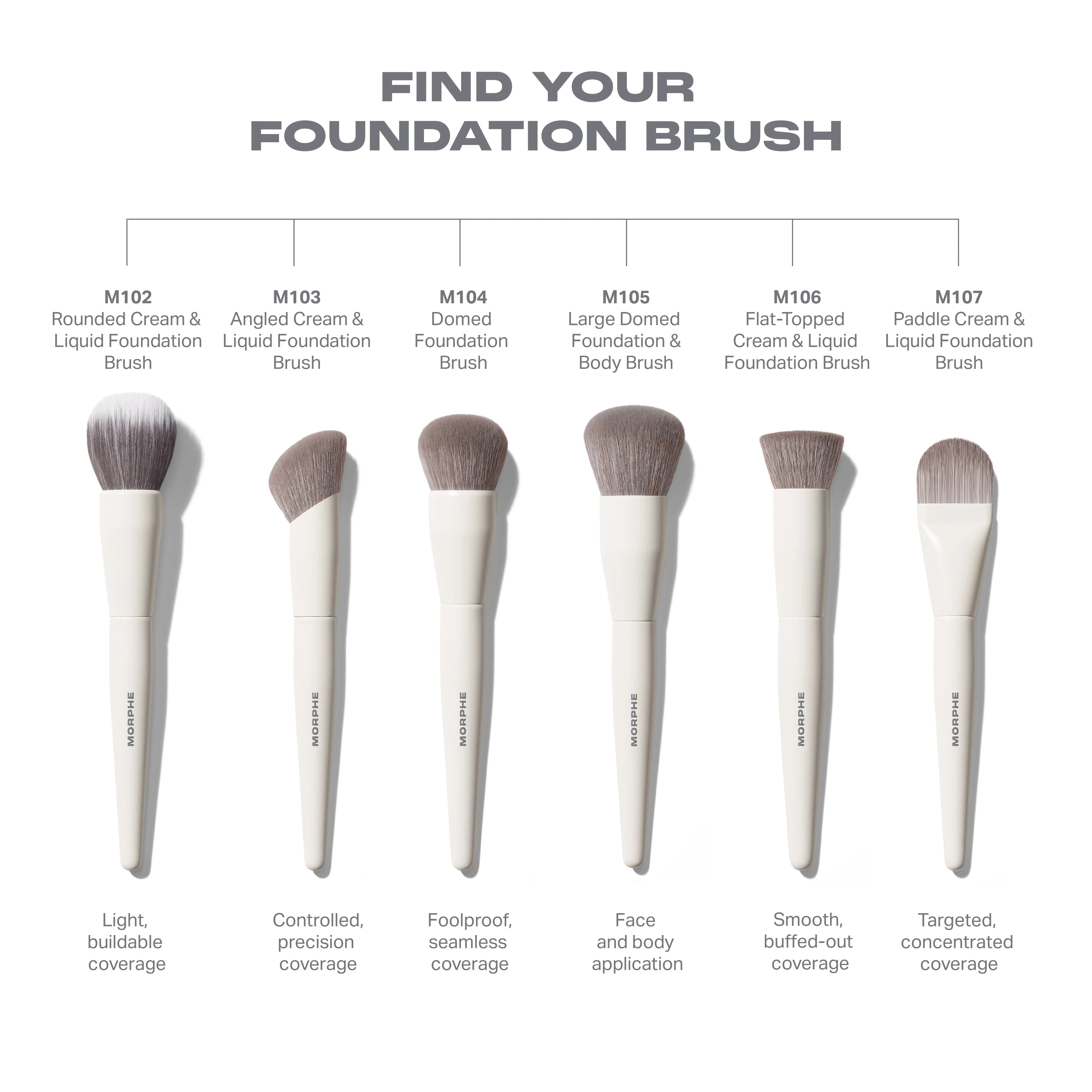 M104 Domed Foundation Brush - View 5