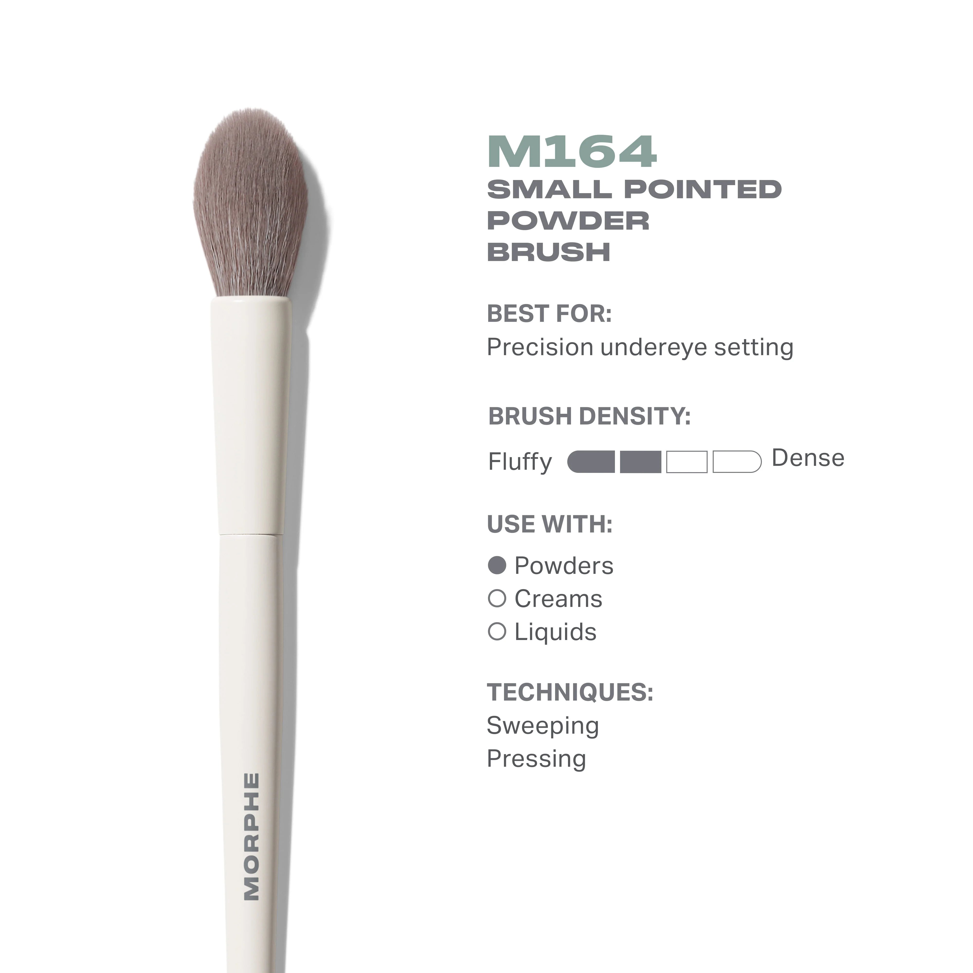 M164 Small Pointed Powder Brush - View 3