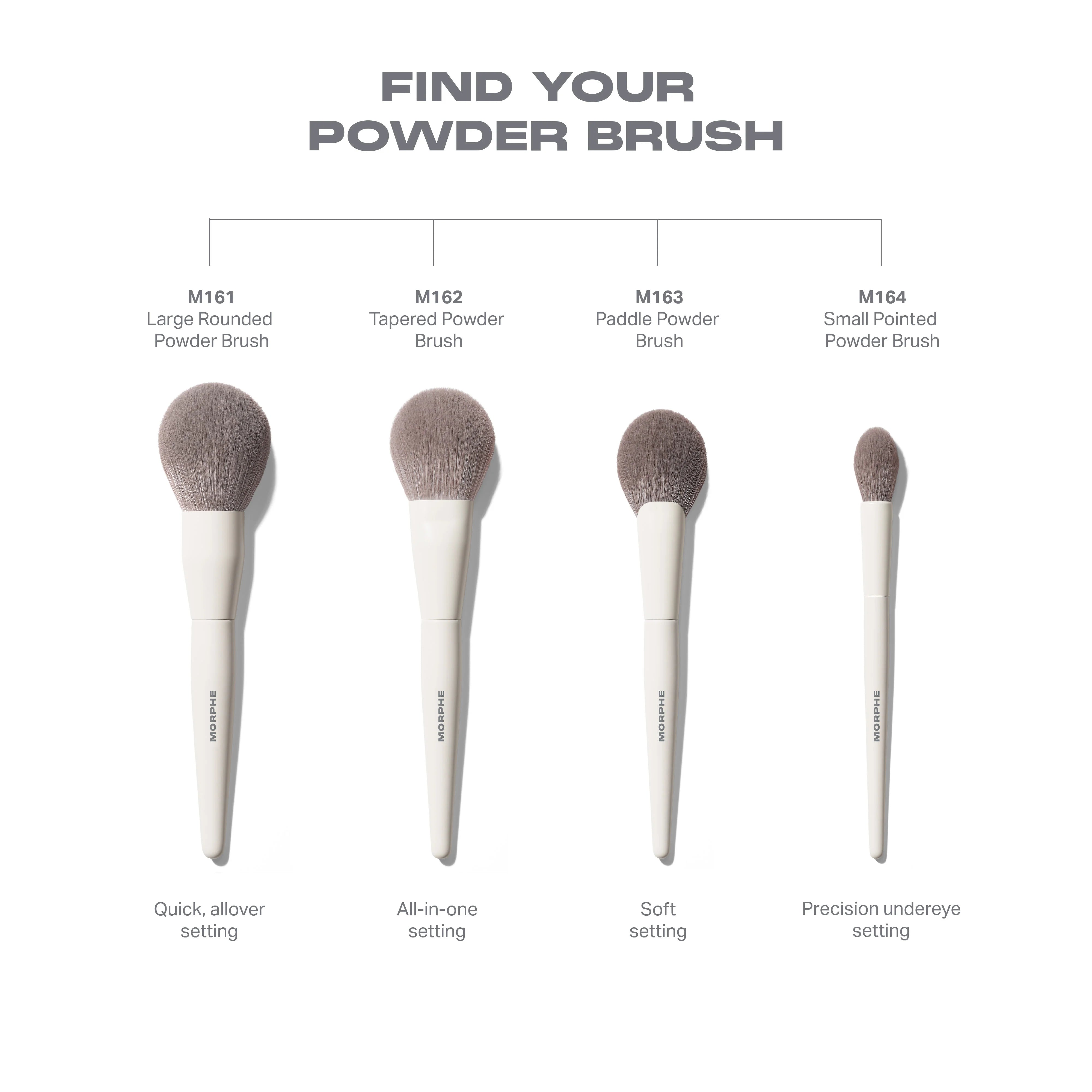 M164 Small Pointed Powder Brush - View 5