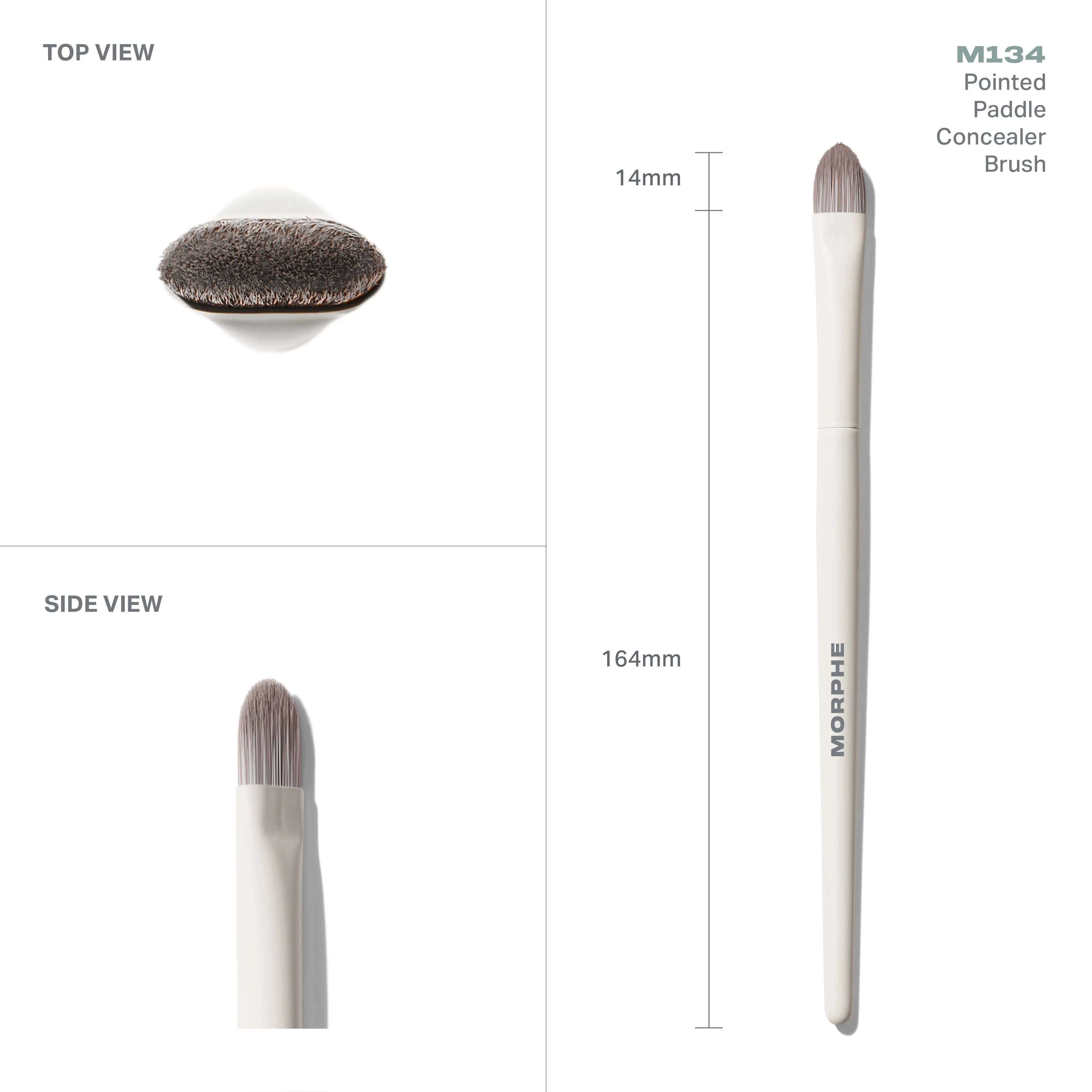 M134 Pointed Paddle Concealer Brush - View 4