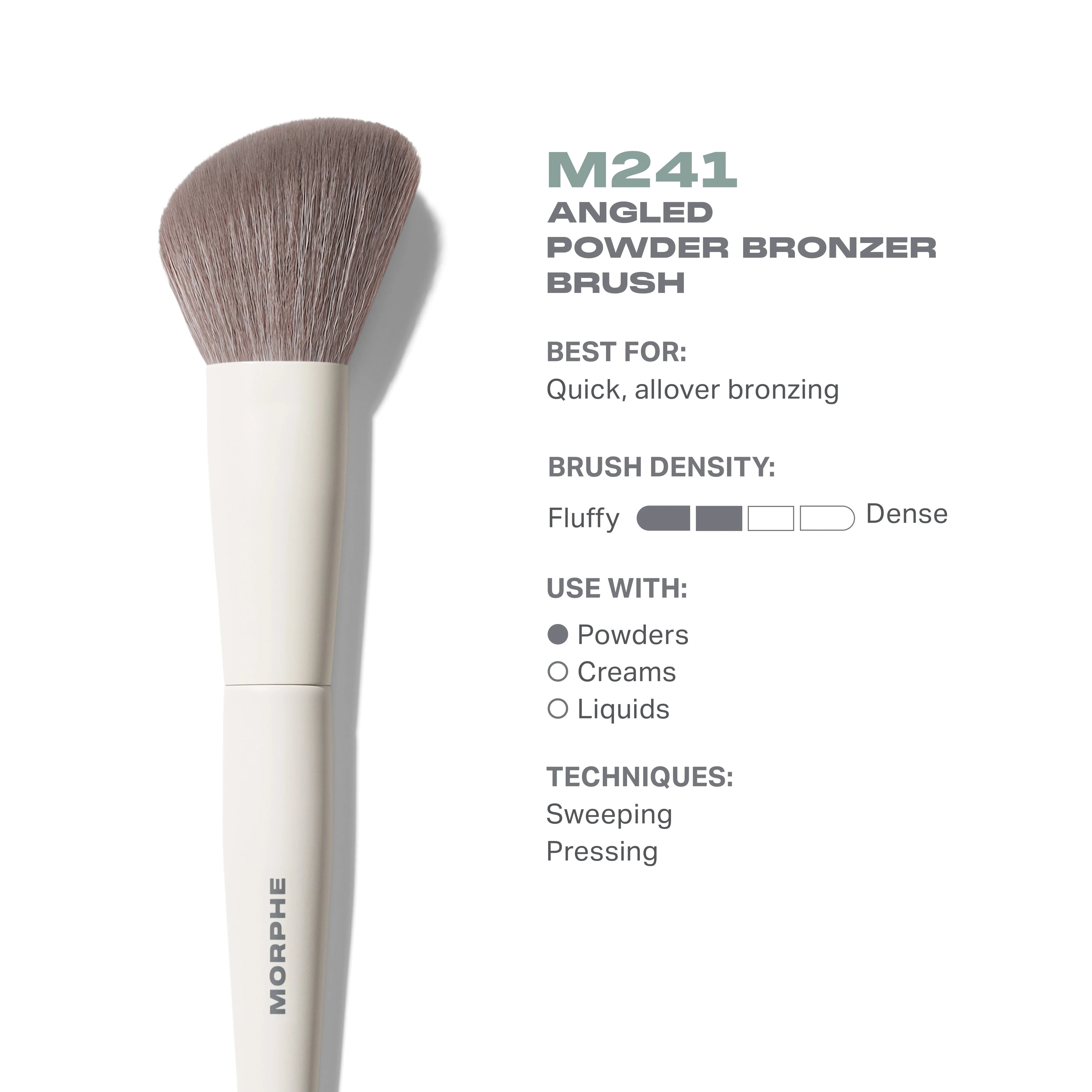 M241 Angled Powder Bronzer Brush - View 3