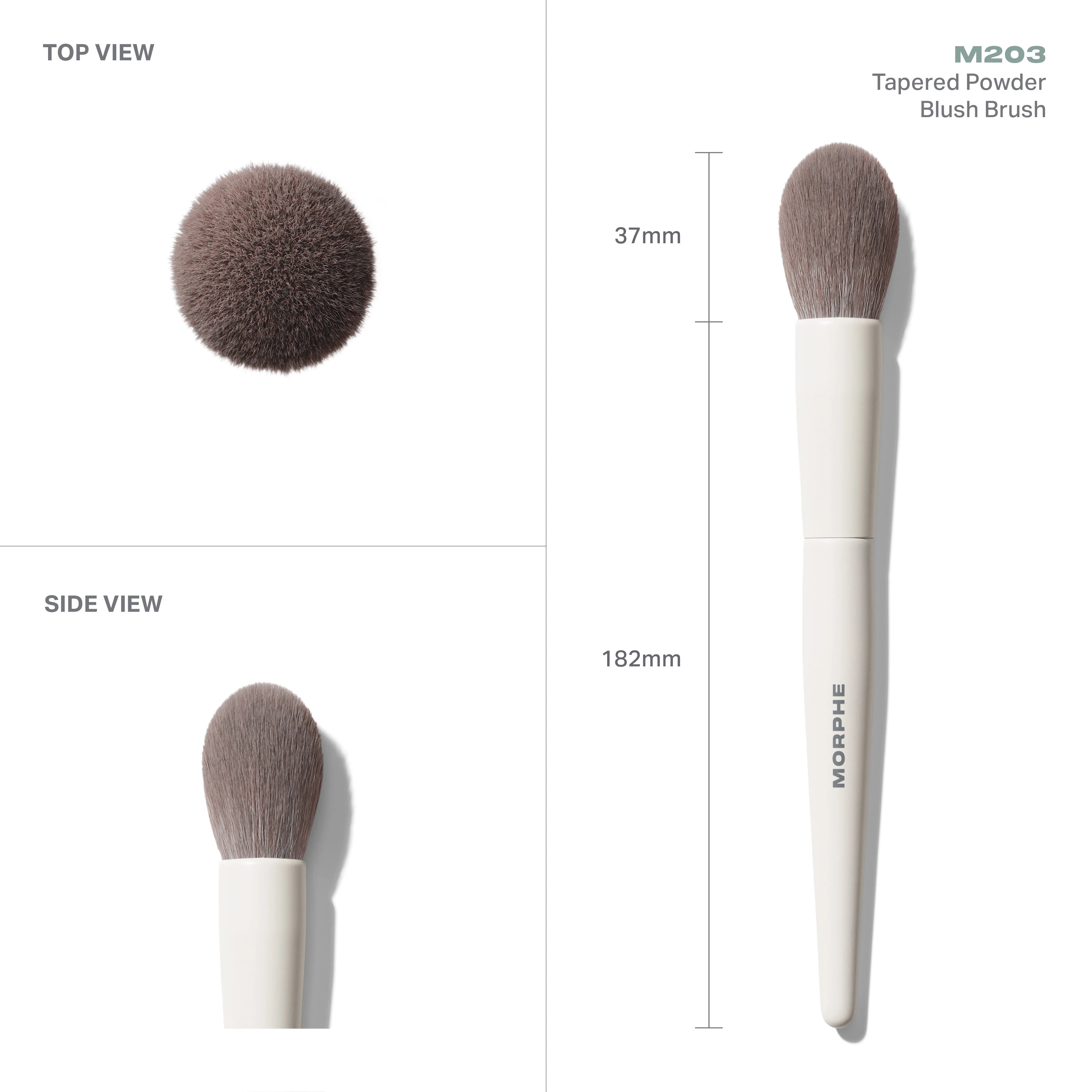 M203 Tapered Powder Blush Brush - View 4