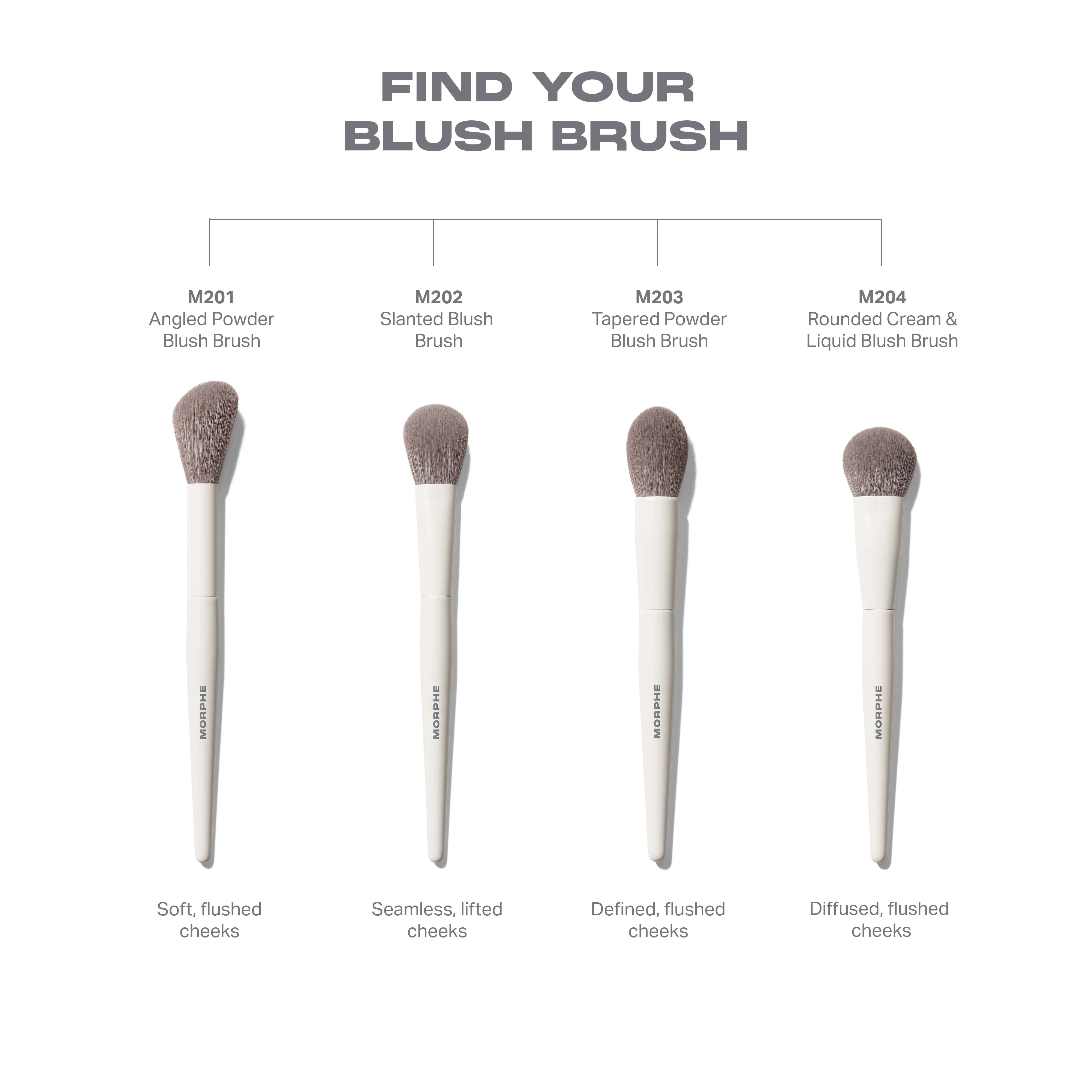 M201 Angled Powder Blush Brush - View 5
