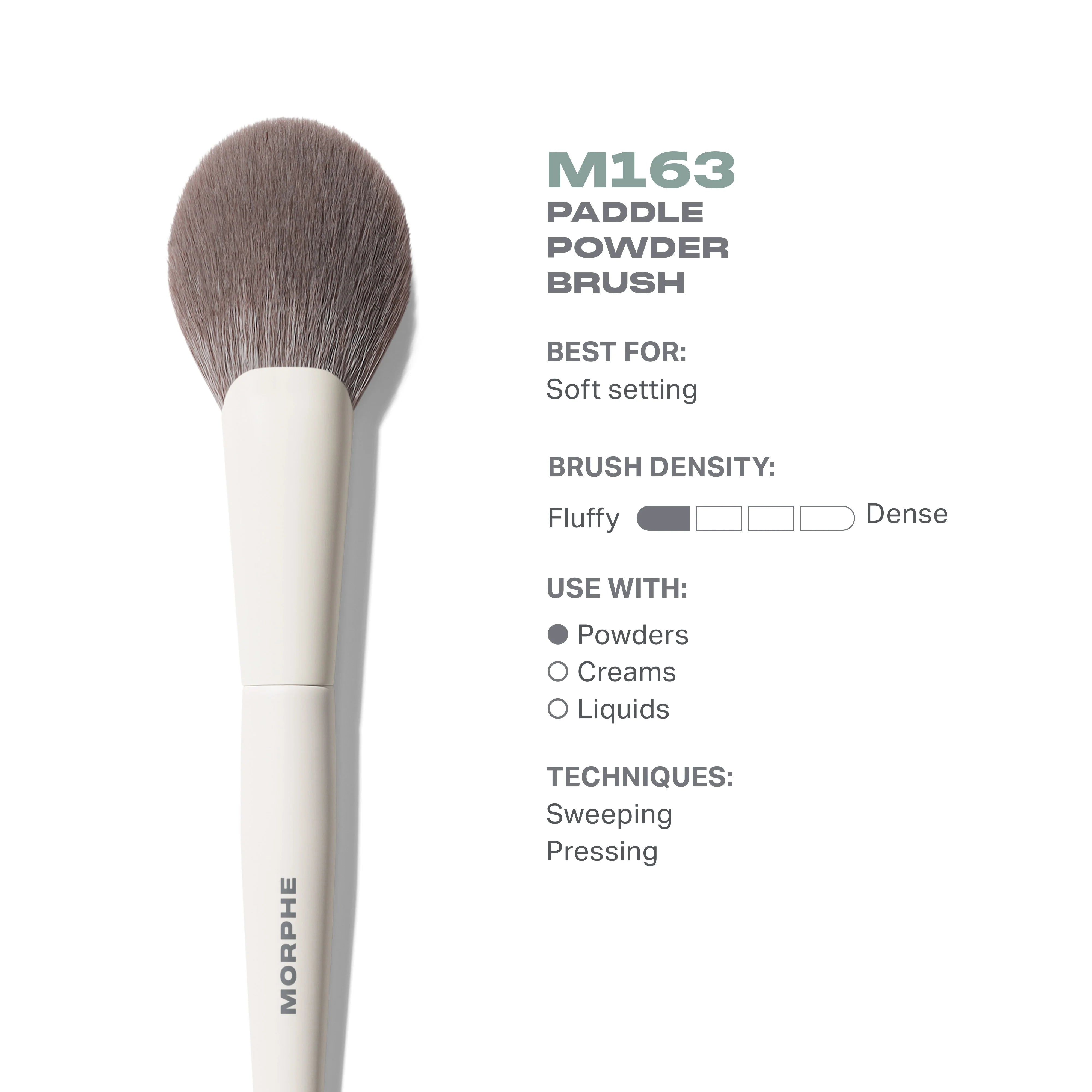 M163 Paddle Powder Brush - View 3