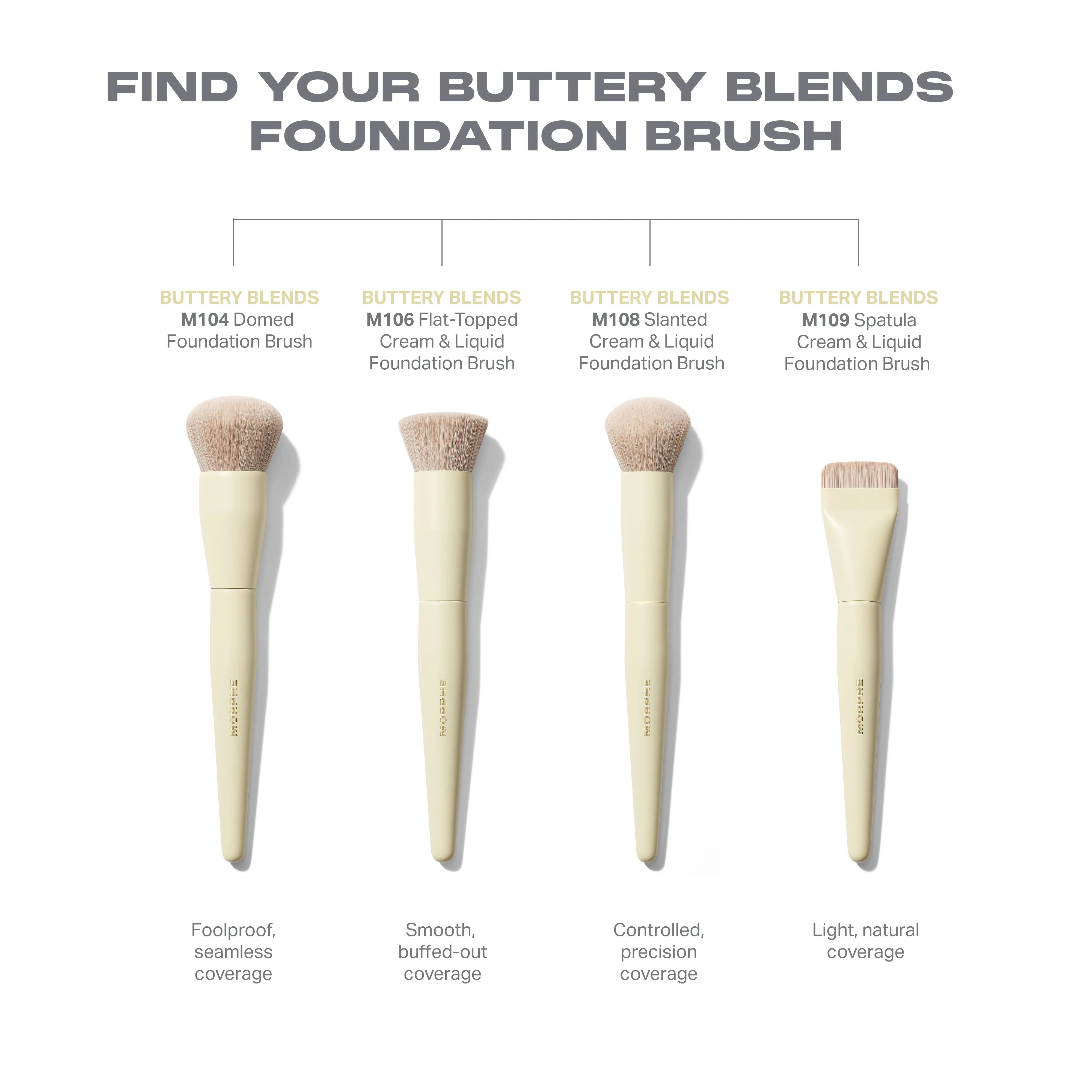Buttery Blends M104 Domed Foundation Brush - View 5