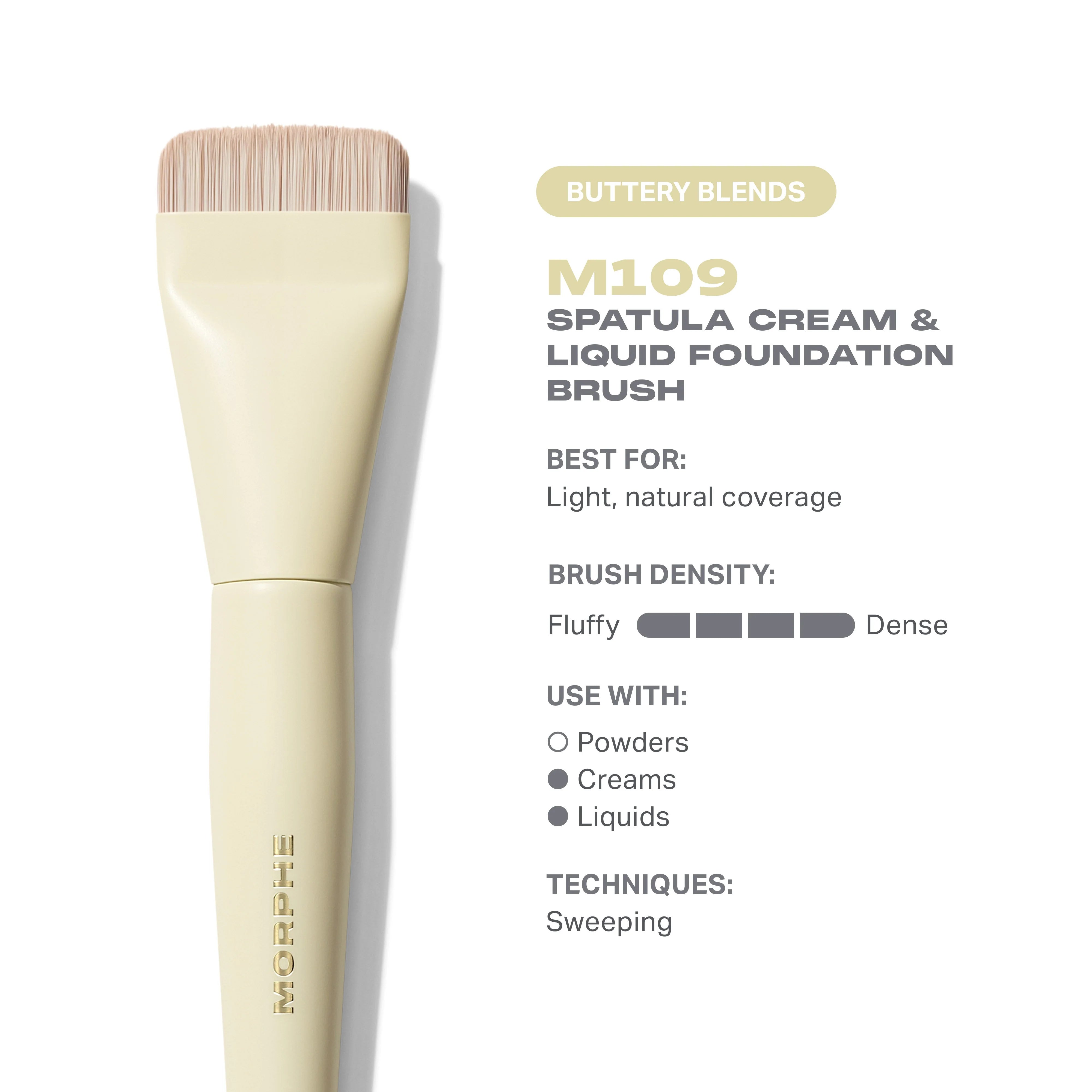 Buttery Blends M109 Spatula Foundation Brush - View 2
