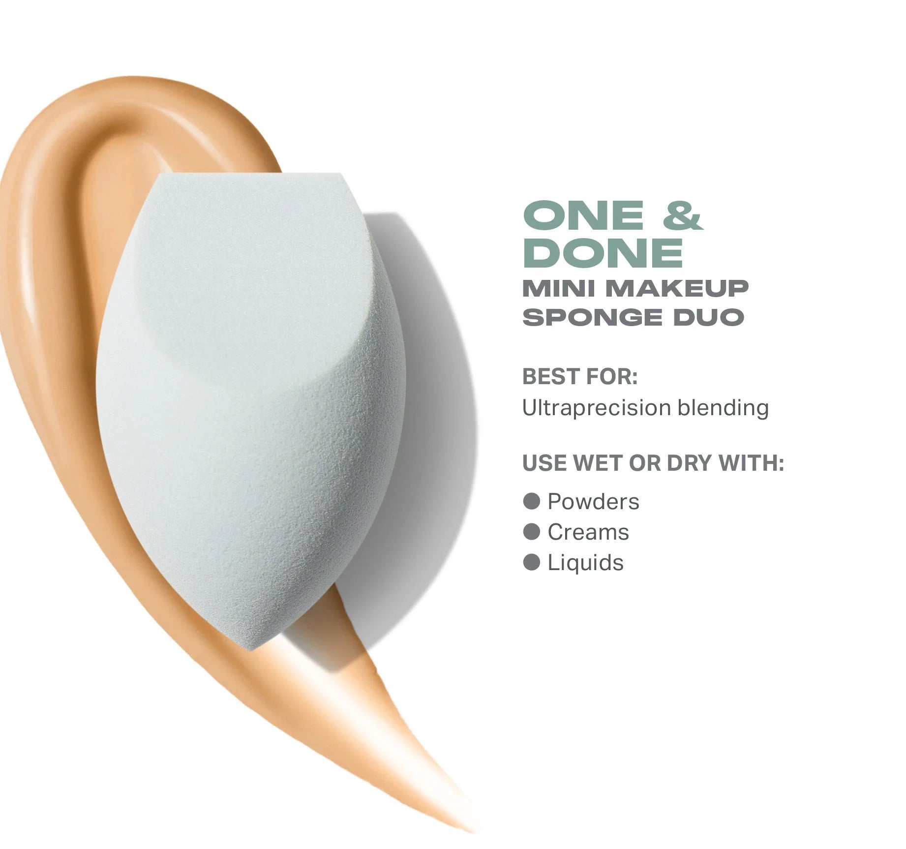 One & Done Mini Makeup Sponge Duo - View 2