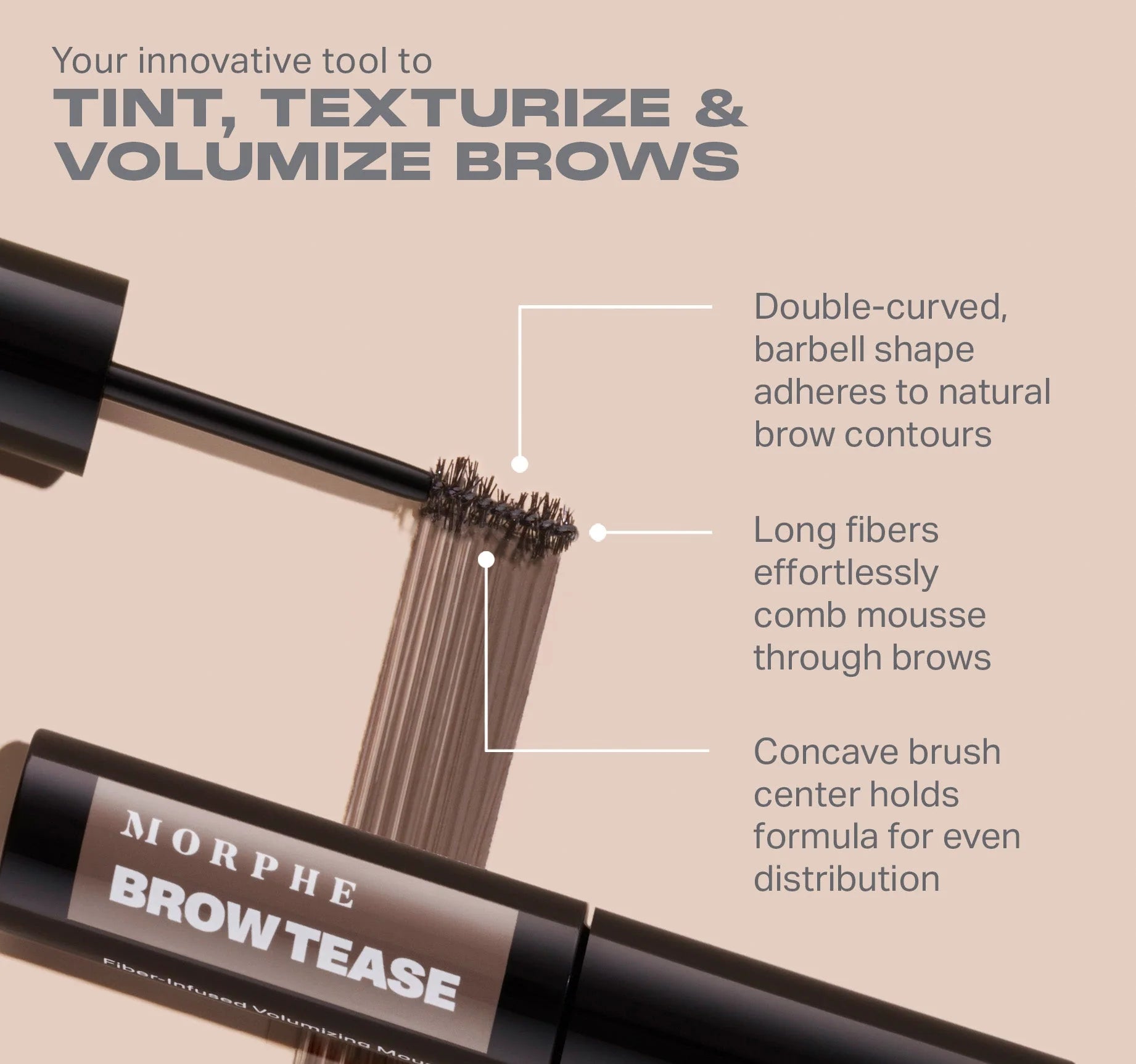 Brow Tease Fiber-Infused Volumizing Mousse - View 4