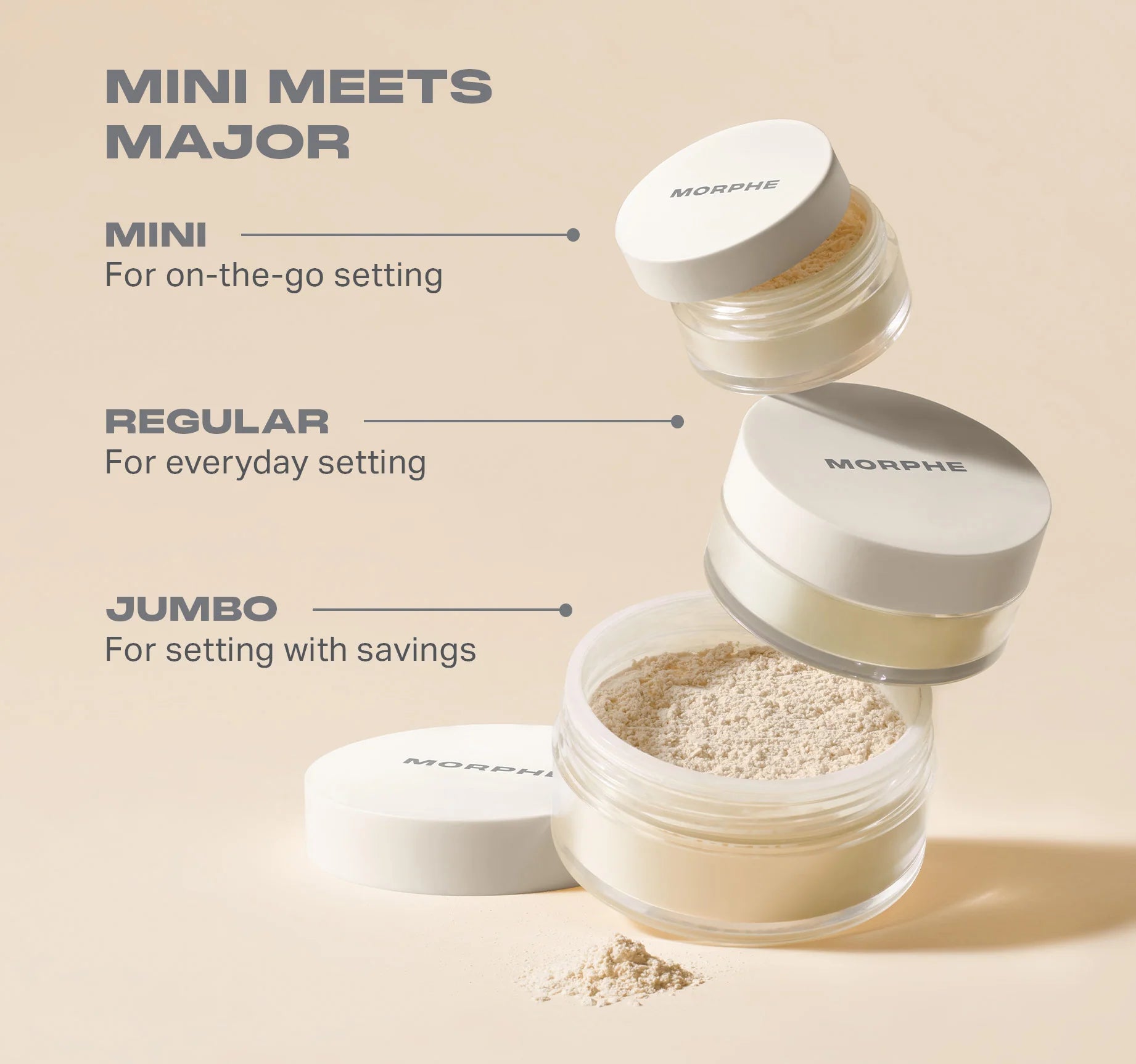Jumbo Bake & Set Setting Powder - Translucent - View 6