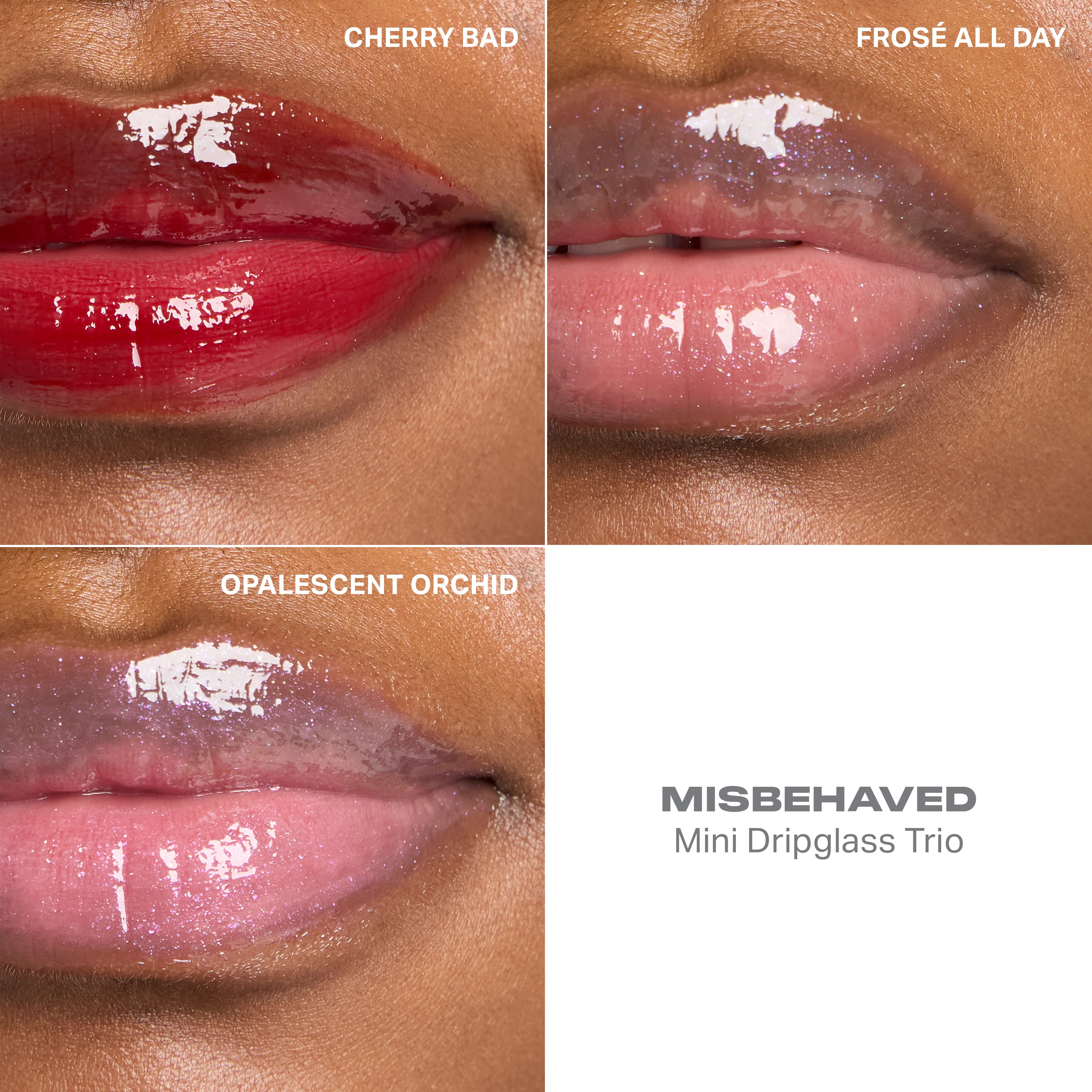Misbehaved Mini Dripglass Lip Gloss Trio - View 3